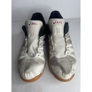 Asics Gel-Upcourt White Synthetic Lace Up Trainers B400N Size 12, Needs Laces‎